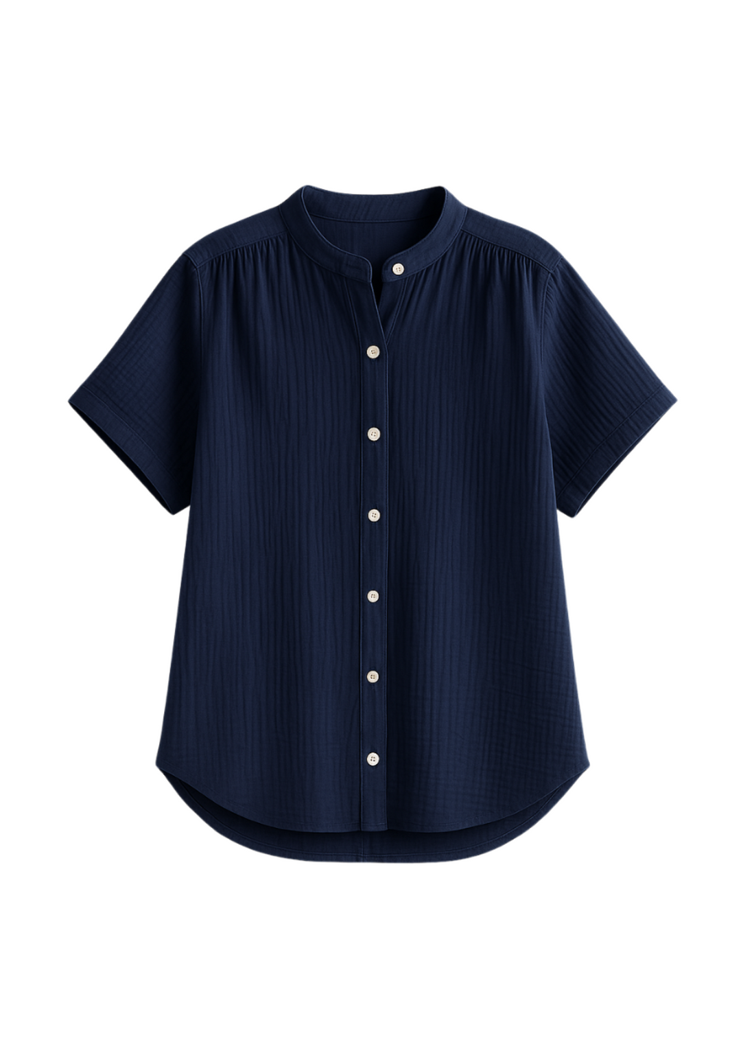 Gauze Button Down Top