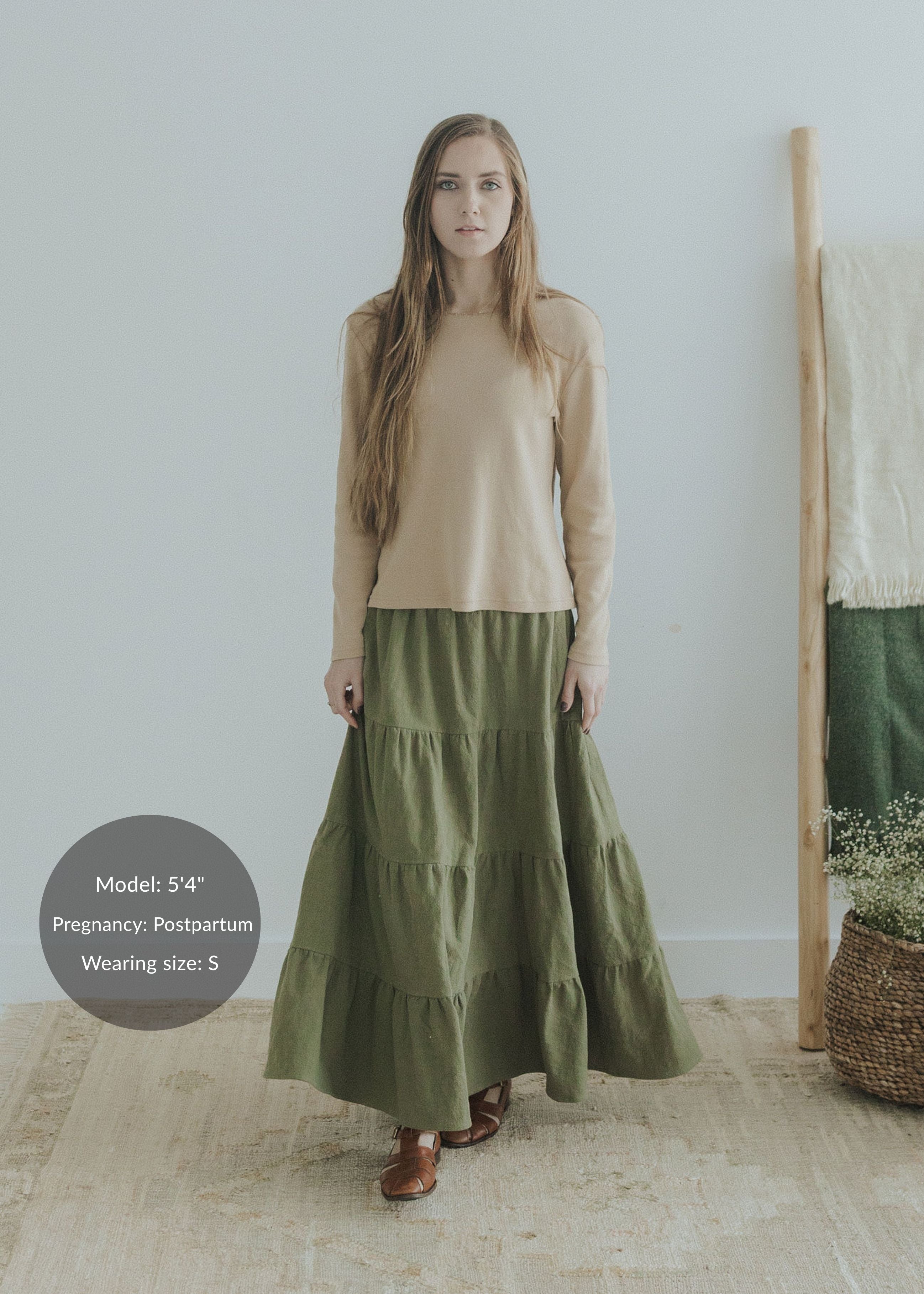 Skirt in Cotton/Linen – EMME