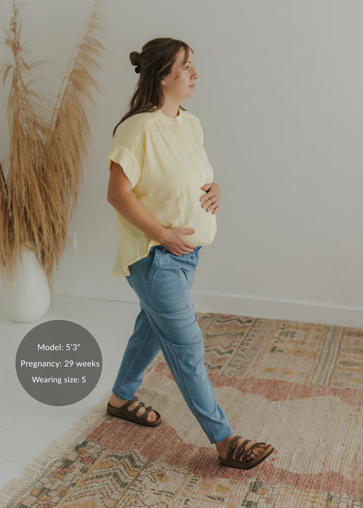 Transitional Stretch Denim Jogger