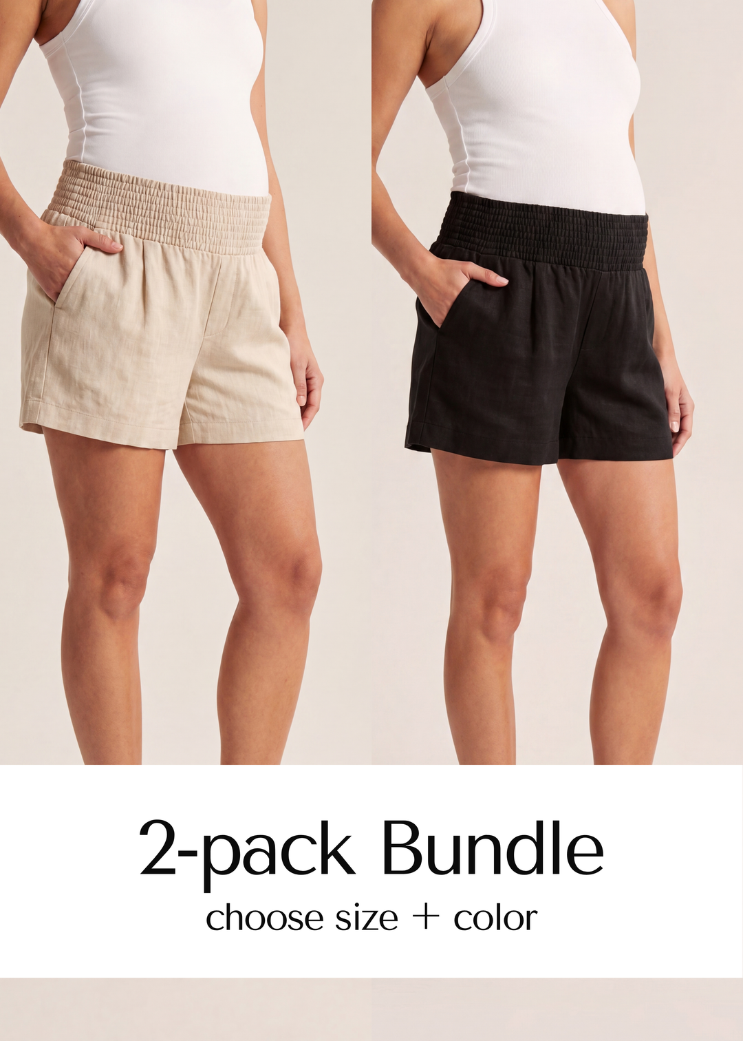 Smocked Short 2-Pack