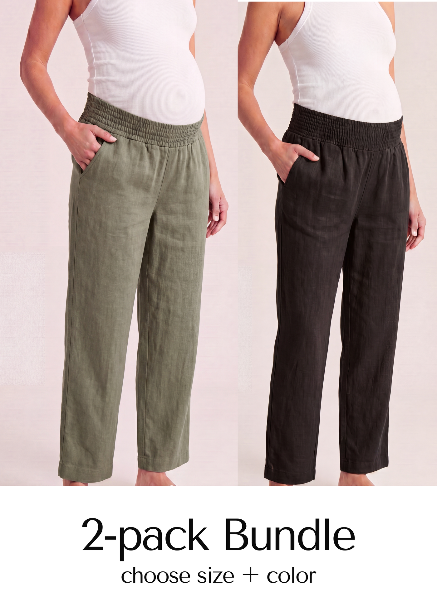 Linen Pant 2-Pack
