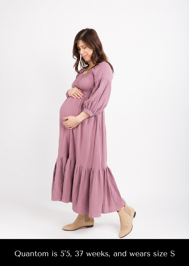 Eliza Maternity and Nursing Dress