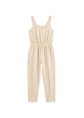 Muslin Jumpsuit in Natural — flat lay