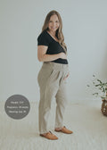 Adjustable Dress Pant in Cotton/Wool