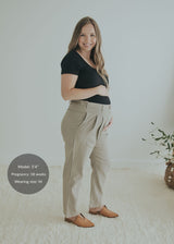 Adjustable Dress Pant in Cotton/Wool