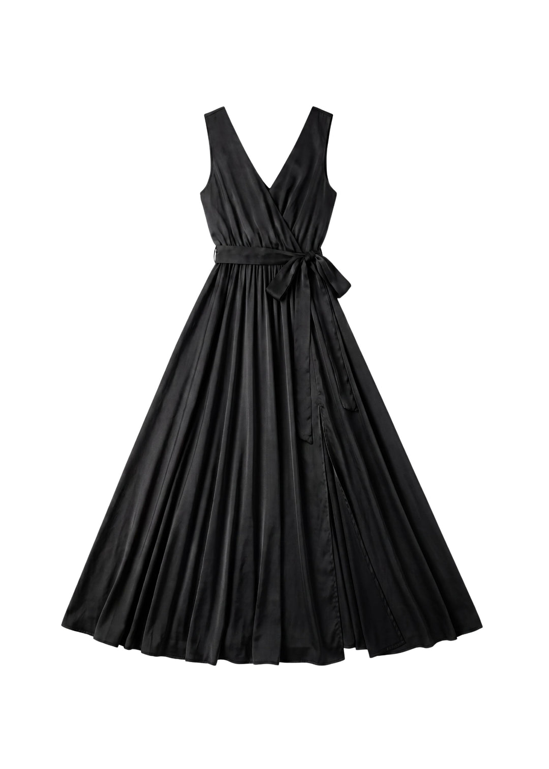 Adjustable Sleeveless Nursing Wrap Dress
