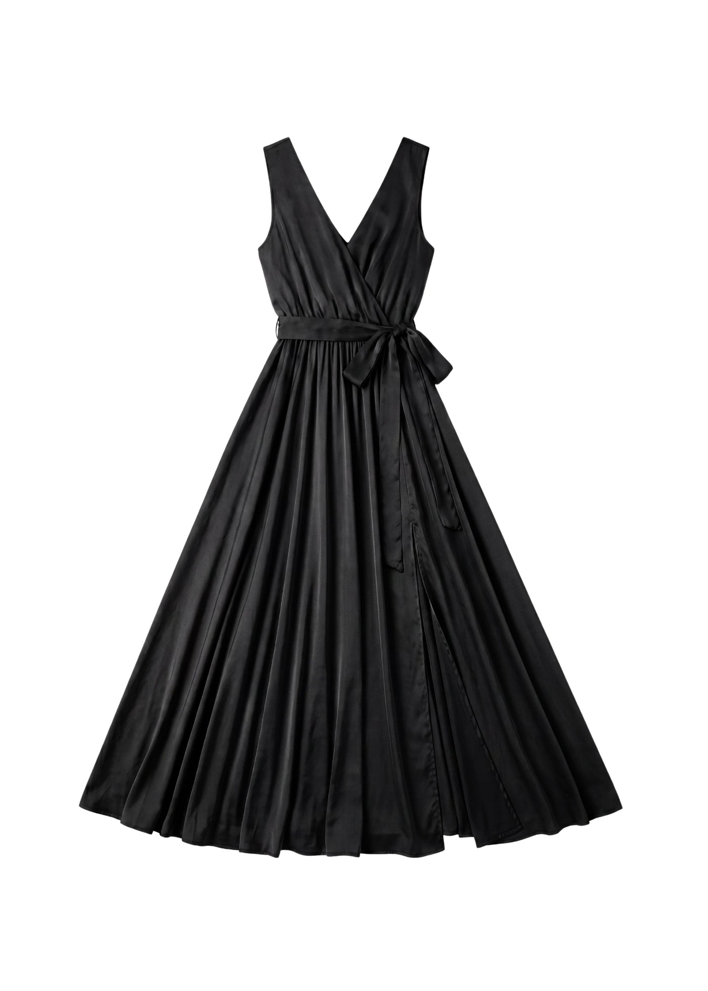 Adjustable Sleeveless Nursing Wrap Dress