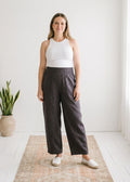 Balloon Maternity Pant in Linen/Cotton