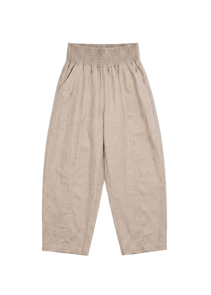 Balloon Maternity Pant in Linen/Cotton