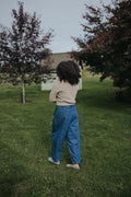 Back view of the Indigo Balloon Jean Pant