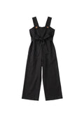 Beatrice Button Jumpsuit in Sandwashed Linen