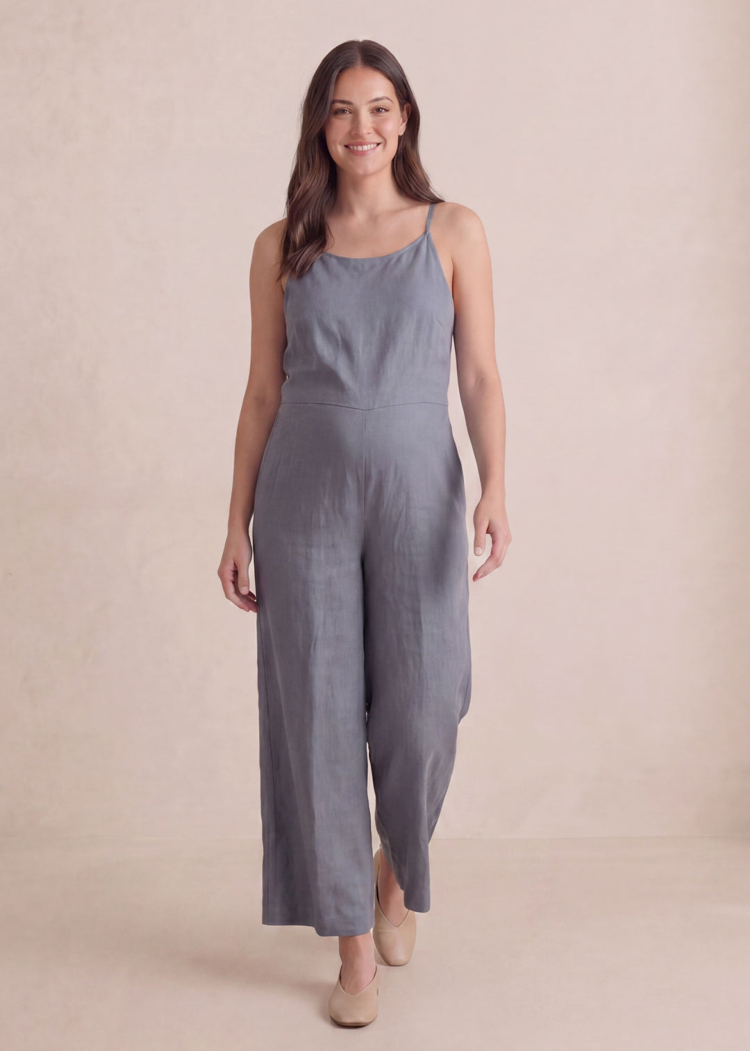 Cami Wide Leg Jumpsuit in Cotton