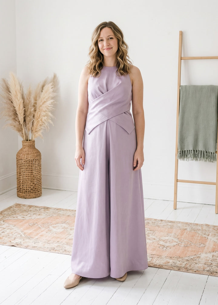 Crossover Nursing Dress