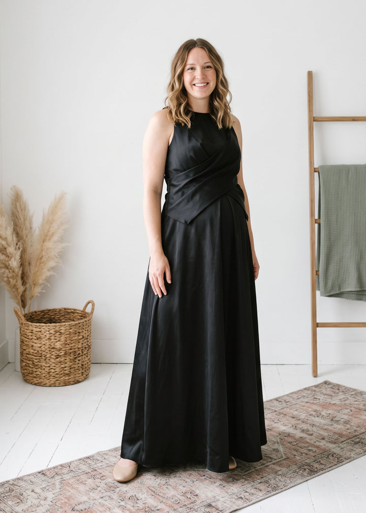 Crossover Nursing Dress