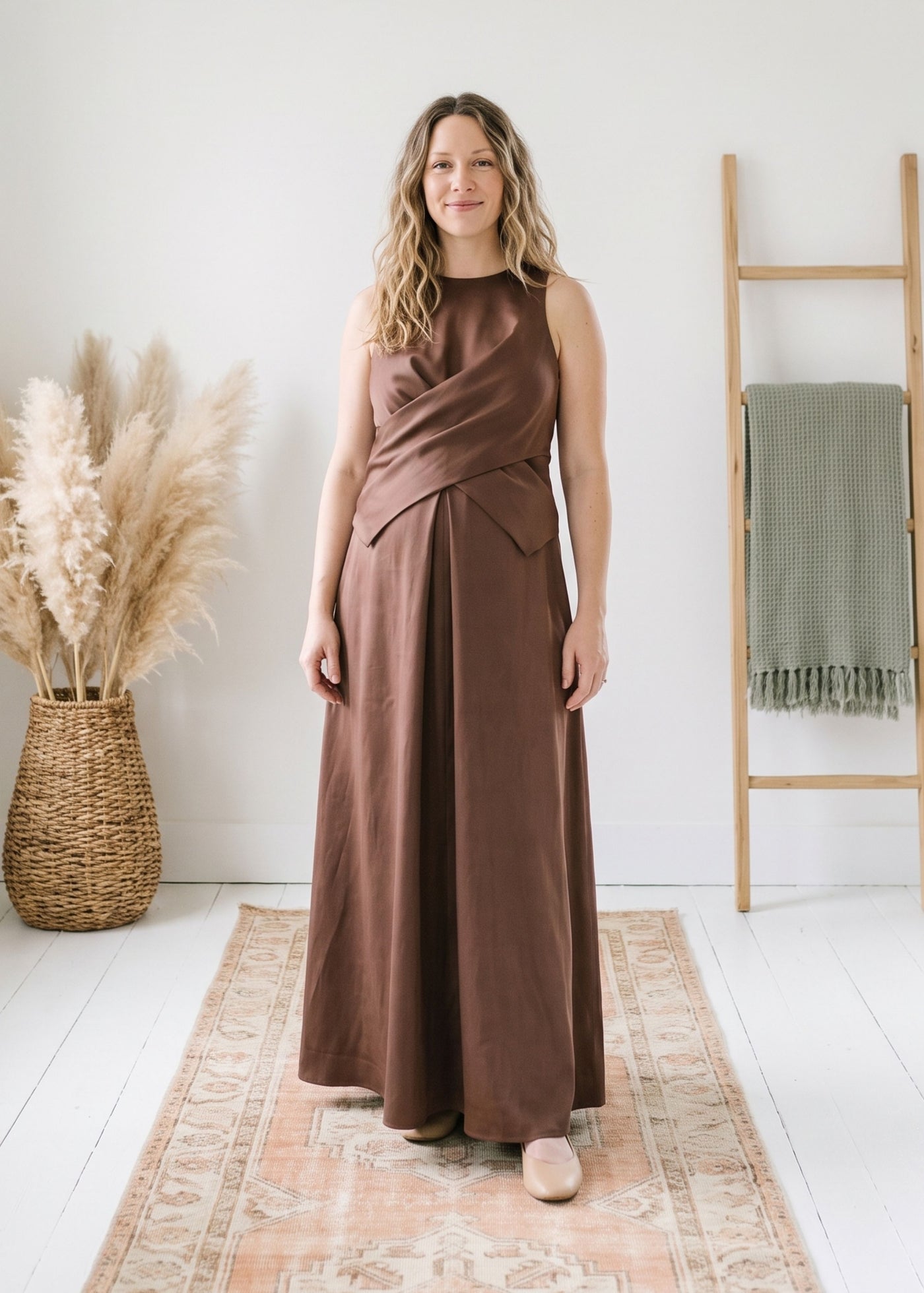 Crossover Nursing Dress