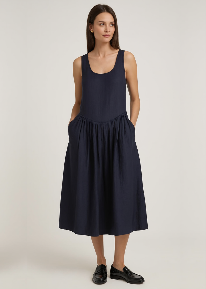 Day Dress in Cotton Twill