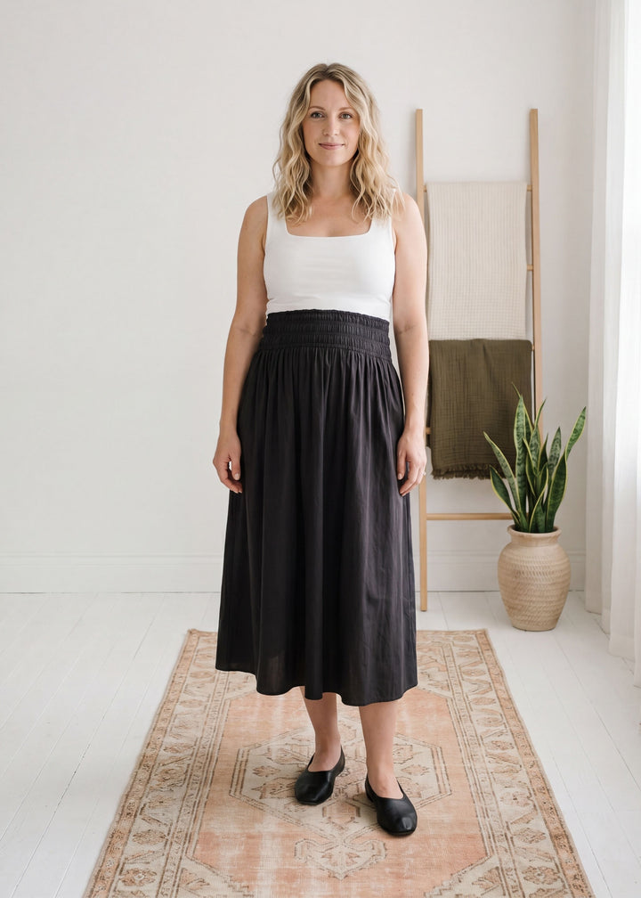 Drawstring Waistband Skirt