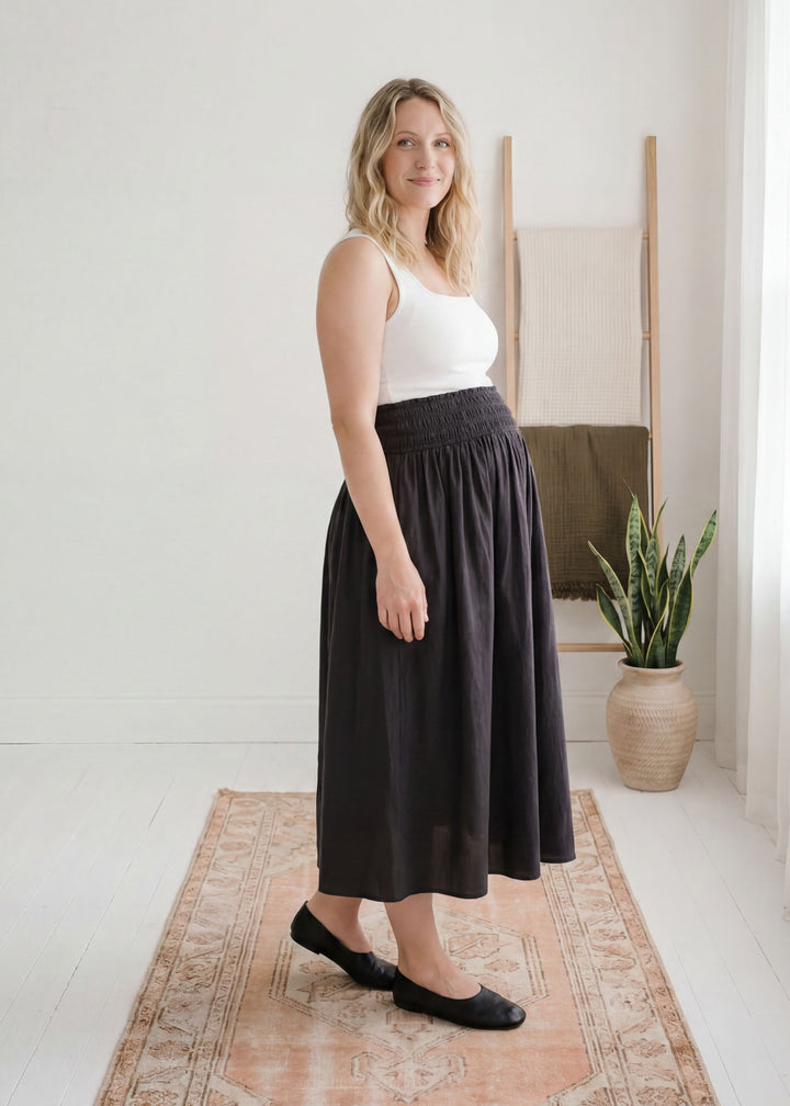 Drawstring Waistband Skirt