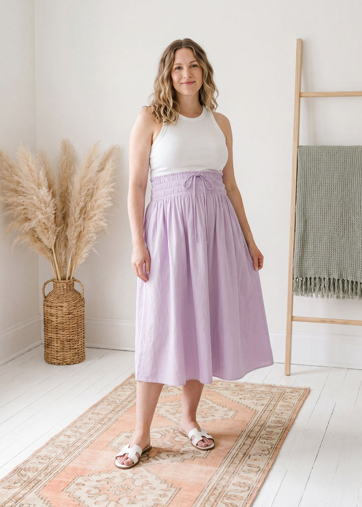 Drawstring Waistband Skirt