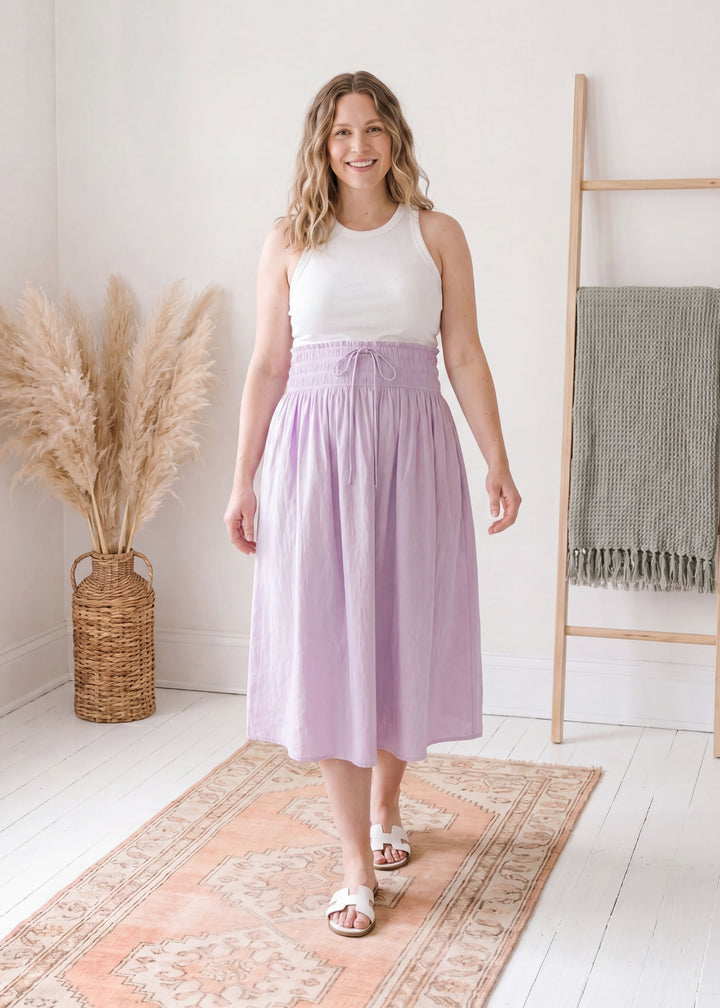 Drawstring Waistband Skirt