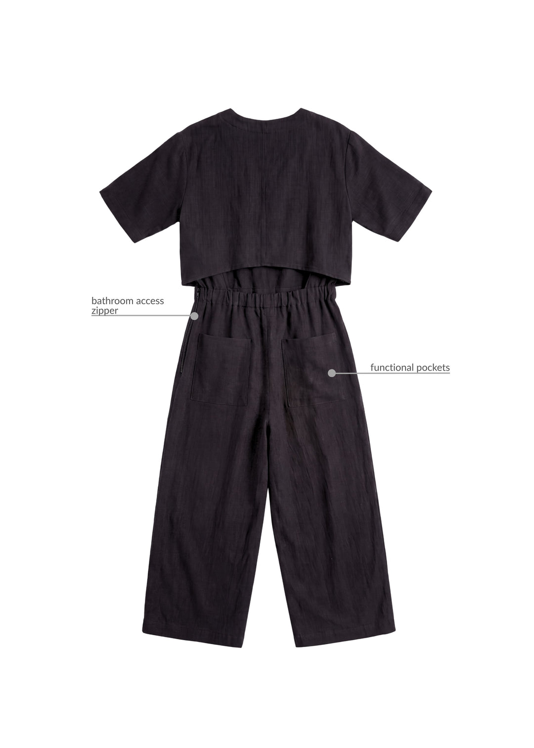 Easy On/Off Jumpsuit in Linen
