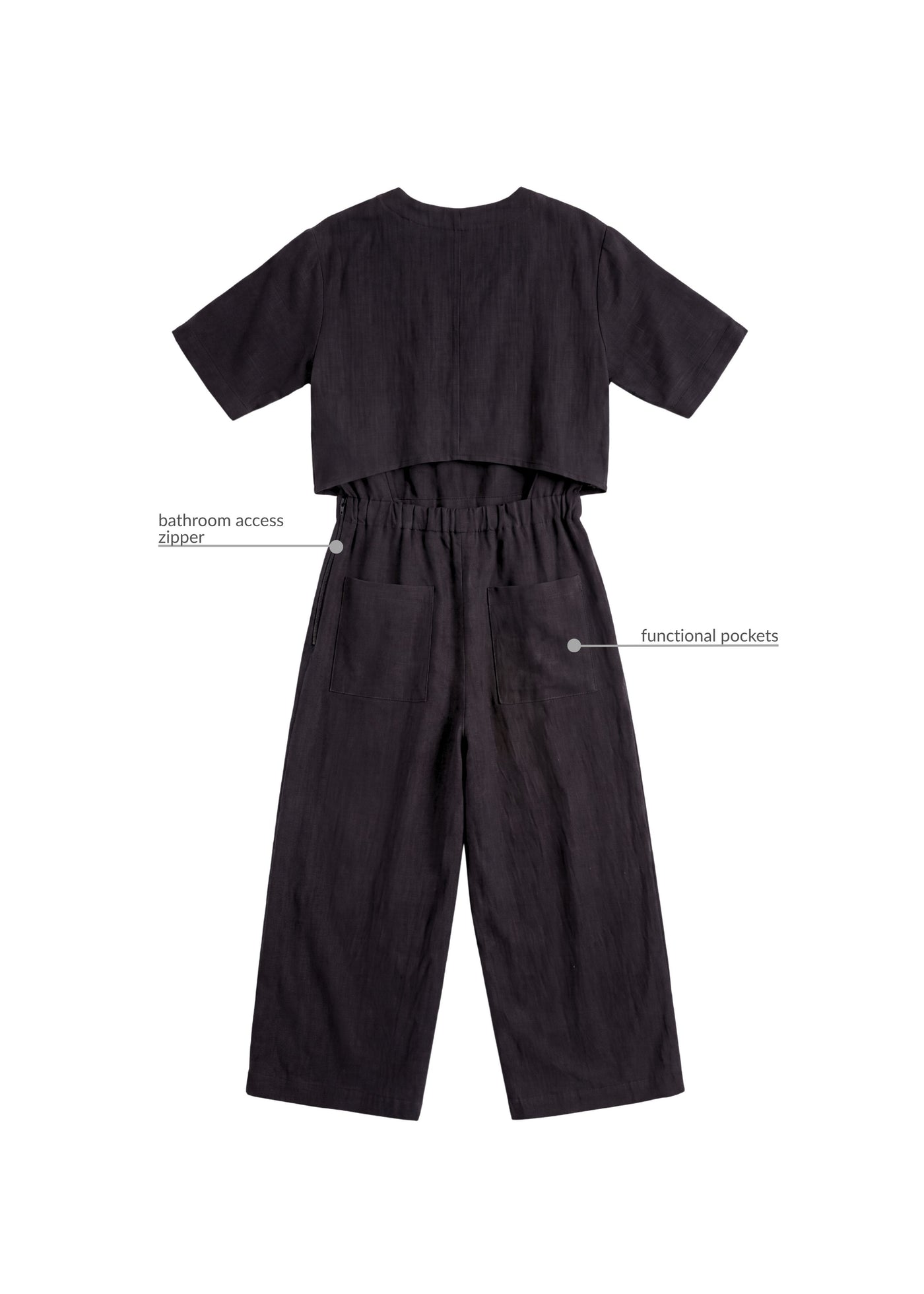 Easy On/Off Jumpsuit in Linen