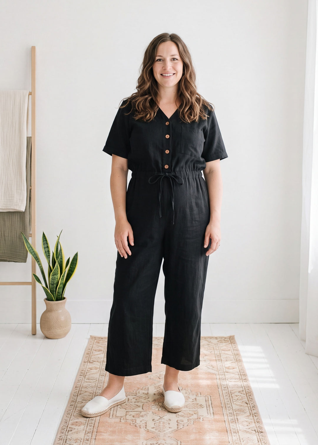 Easy On/Off Jumpsuit in Linen