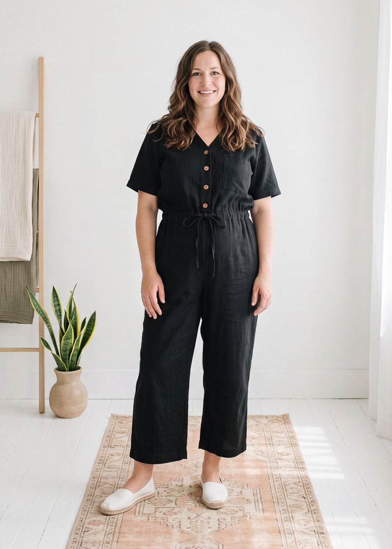 Easy On/Off Jumpsuit in Linen