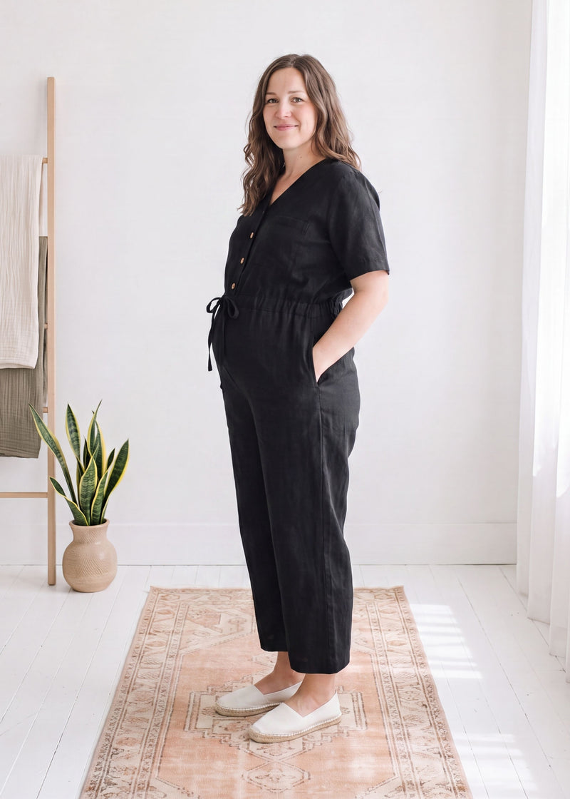 Easy On/Off Jumpsuit in Linen