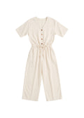 Easy On/Off Jumpsuit in Sandwashed Linen