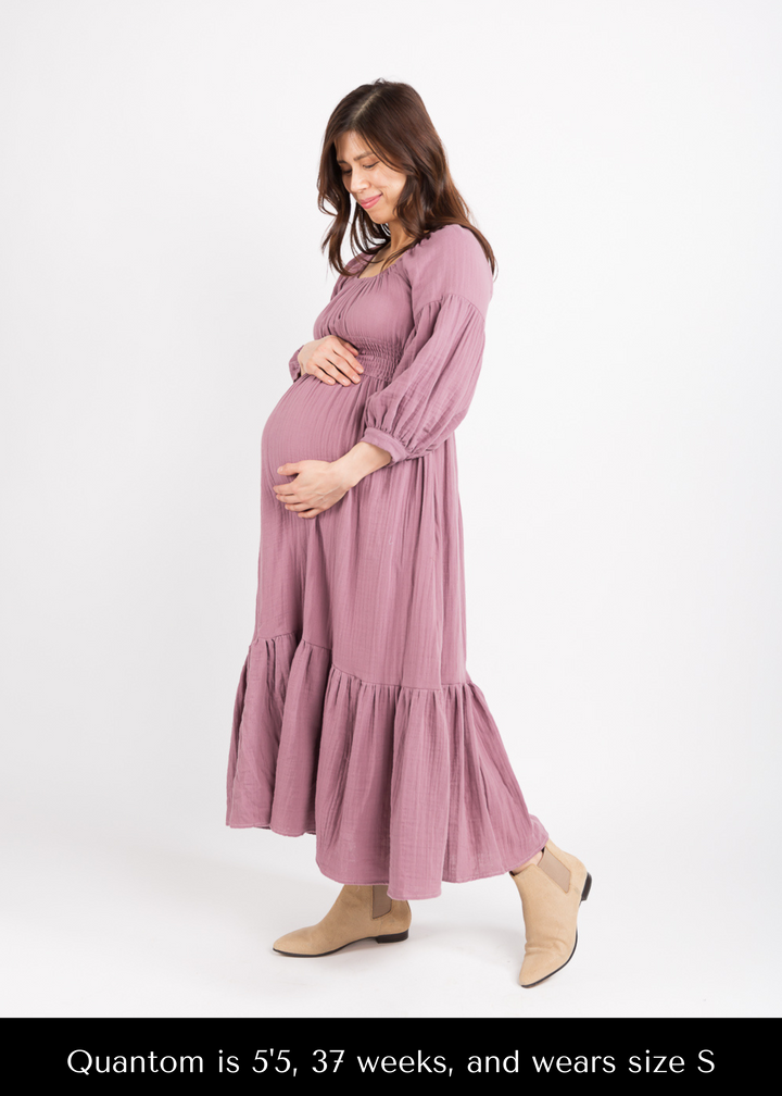 Eliza Maternity and Nursing Dress