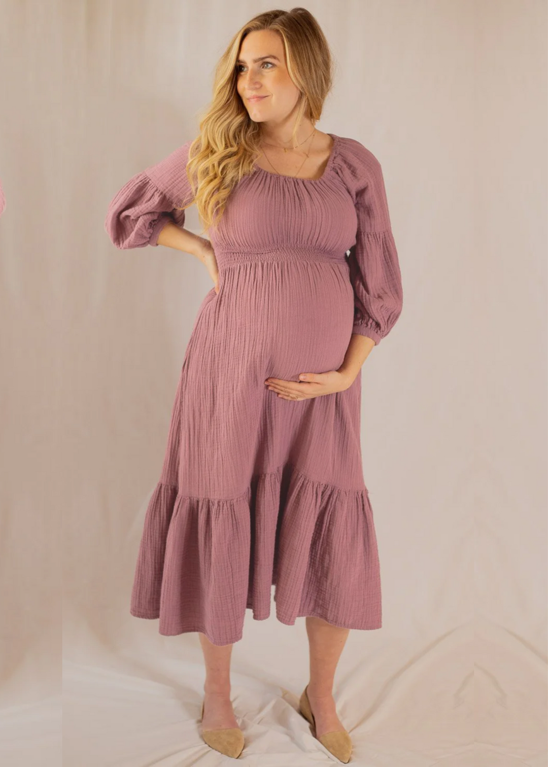 Eliza Maternity and Nursing Dress