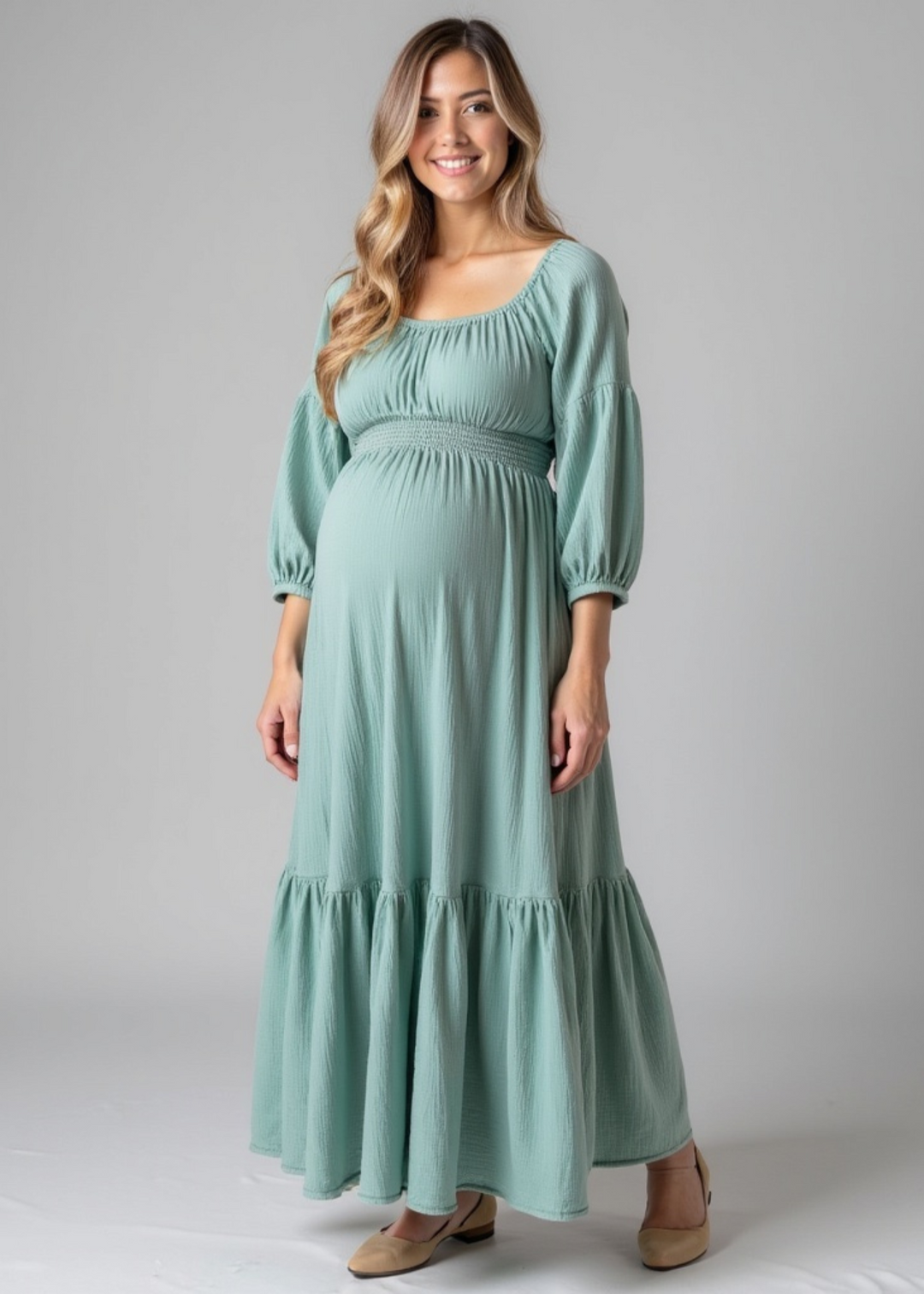 Eliza Maternity and Nursing Dress