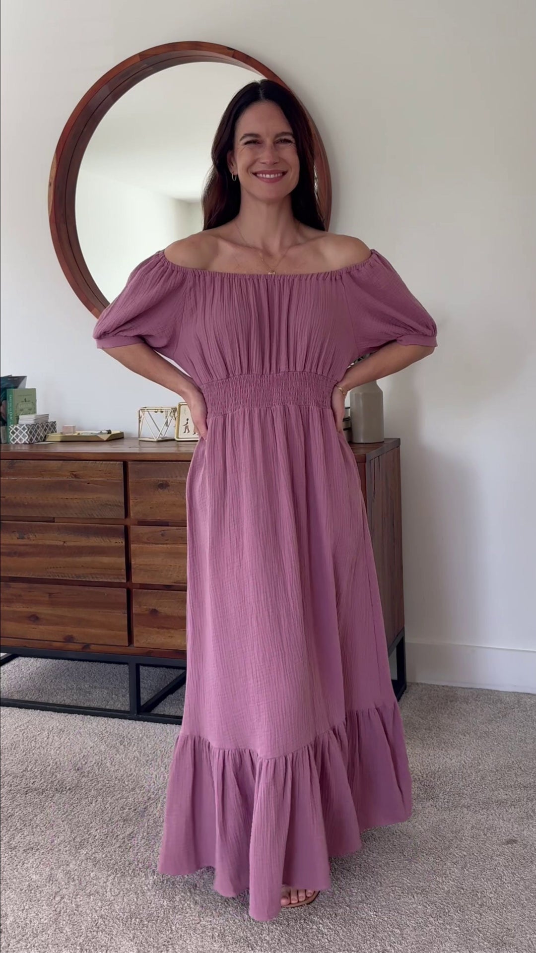 Ella Dress in Cotton Gauze EMME Ella Dress in Cotton Gauze EMME