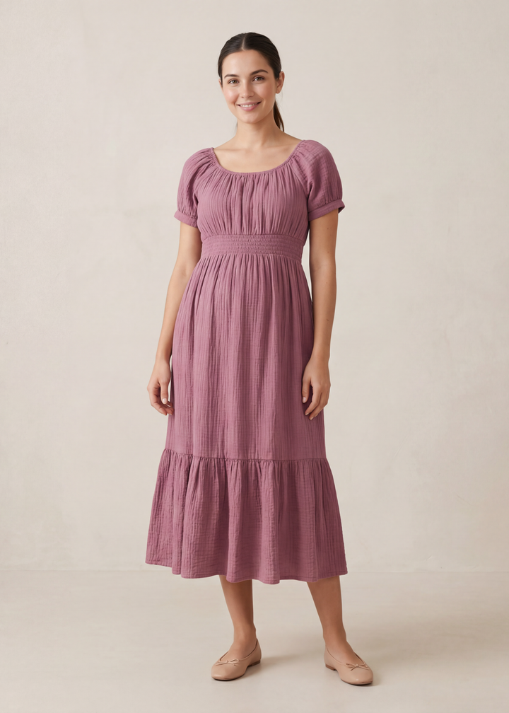 Ella Cotton Gauze Dress