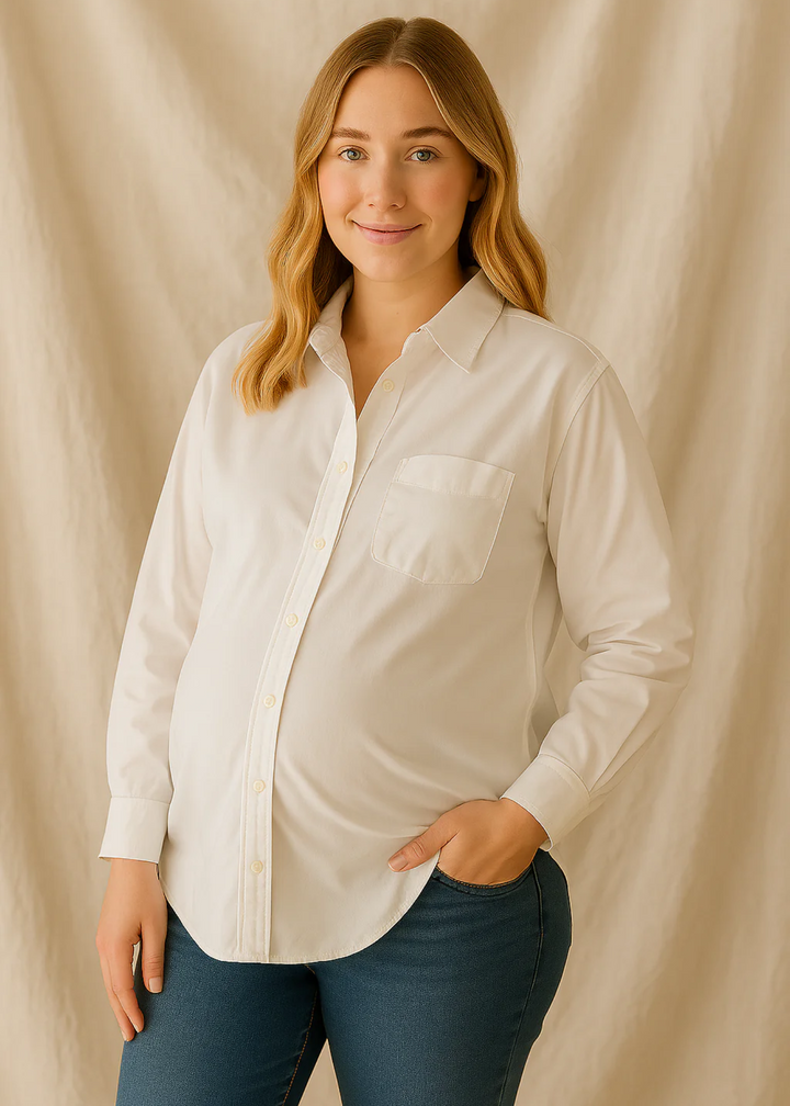 Essential Oversized Cotton/Linen Button Down Shirt