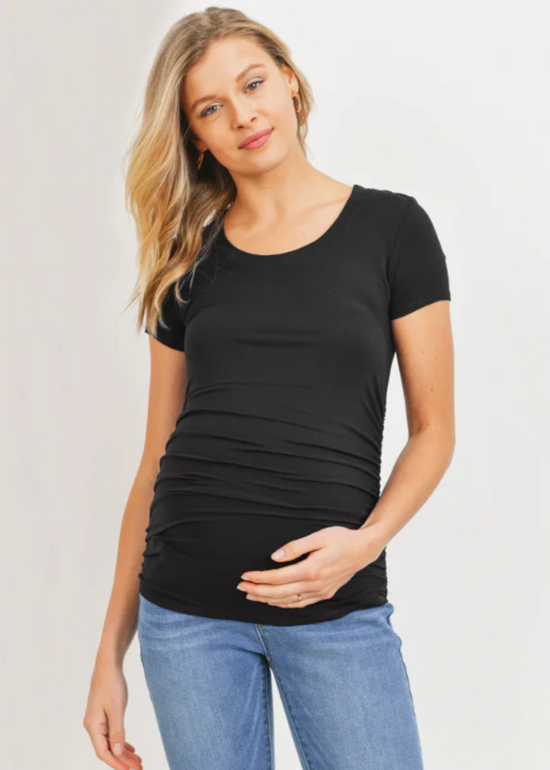Everyday Transitional Maternity Ruched Tees