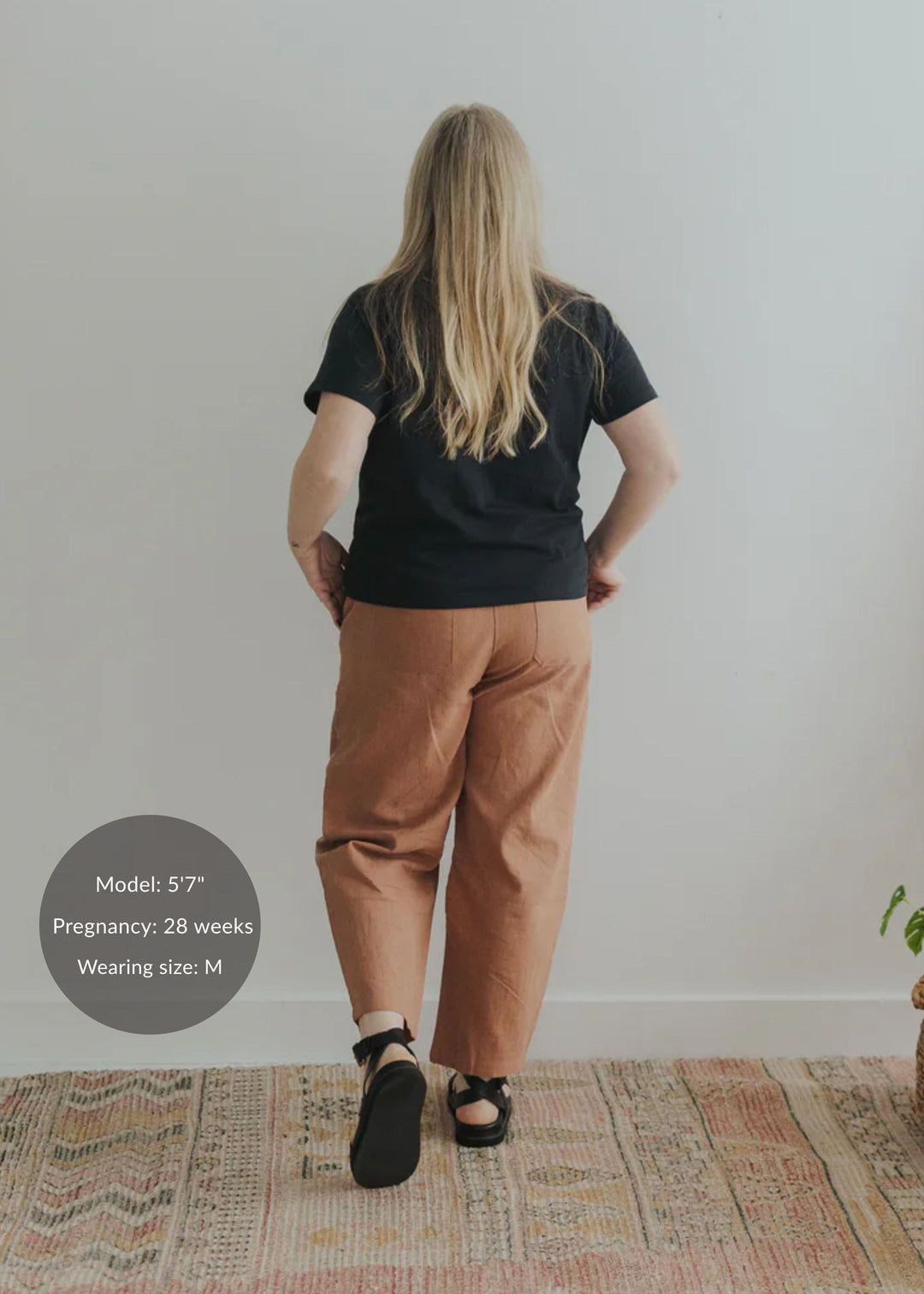The Everyday Barrel Pant in Linen/Cotton