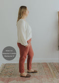 Garment Washed Smocked Pant in Reedcloth™