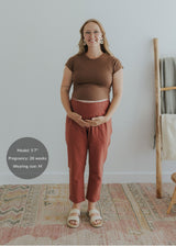 Garment Washed Smocked Pant in Reedcloth™