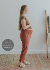 Garment Washed Smocked Pant in Reedcloth™