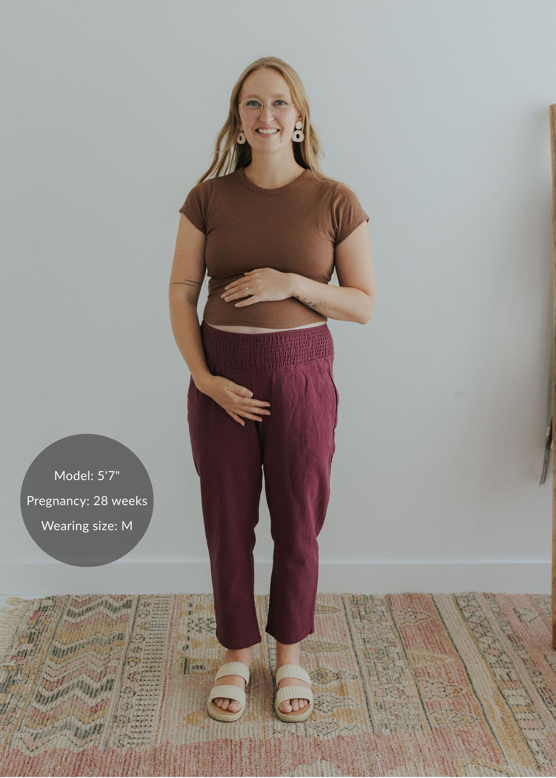Garment Washed Smocked Pant in Reedcloth™