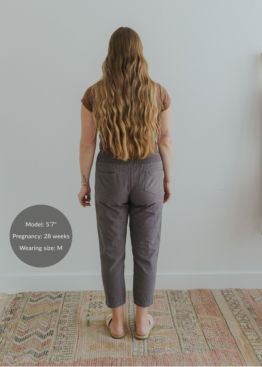Garment Washed Smocked Pant in Reedcloth™