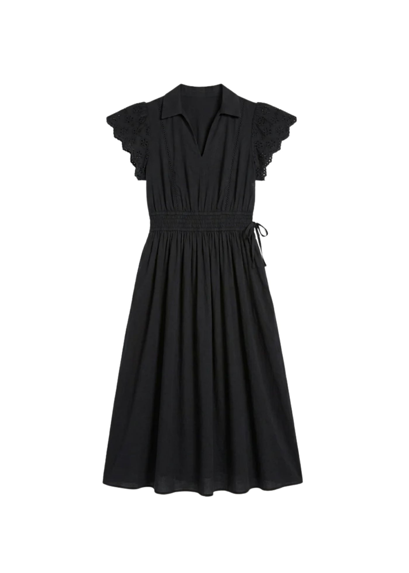 Eyelet Sleeve Dress