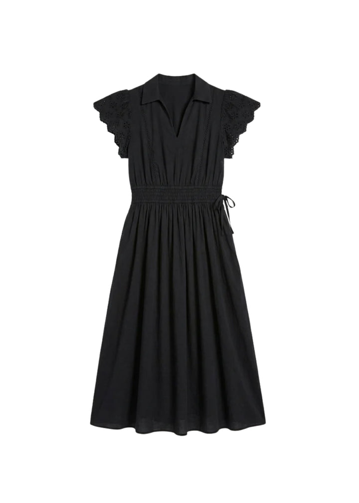 Eyelet Sleeve Dress