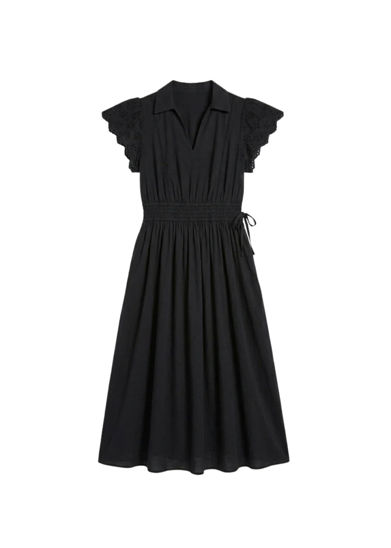 Eyelet Sleeve Dress