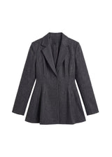 Flared Peplum Tailored Blazer