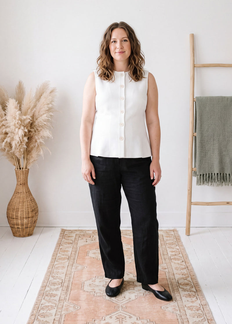 Flared Ponte Top
