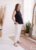 Flared Ponte Top