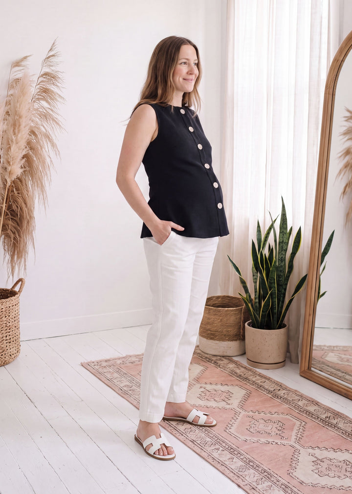 Flared Ponte Top